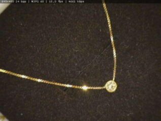 DIAMOND SOLITARIE NECKLACE