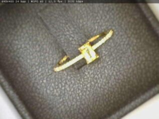 CITRINE AND DIAMOND RING