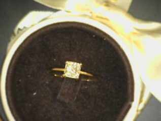 PRINCESS CUT ENGAGEMENT RING