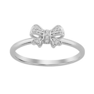 BOW DIAMOND RING
