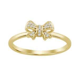 BOW DIAMOND RING