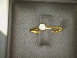 CUBIC ZIRCONIA SOLITARIE RING