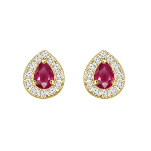 RUBY DIAMONDS EARRING